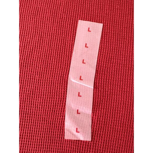 Old Navy Men’s Red Waffle Knit Long Sleeve Thermal Shirt L Built-In Flex Casual - Picture 2 of 7